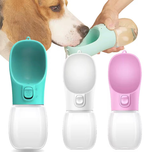 Portable Dog Water Bottle For Dogs + Cat Outdoor Leakproof Walking Drinking Bowls